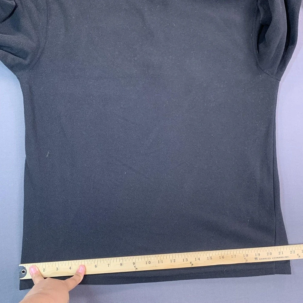 The North Face Pullover Mens M Black 1/4 Zip Lightwear Fleece Mock Neck Hiking‎